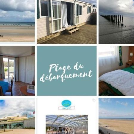 Mobile-Home 100M Plage Utah Mme Surget Sainte-Marie-du-Mont  Kültér fotó