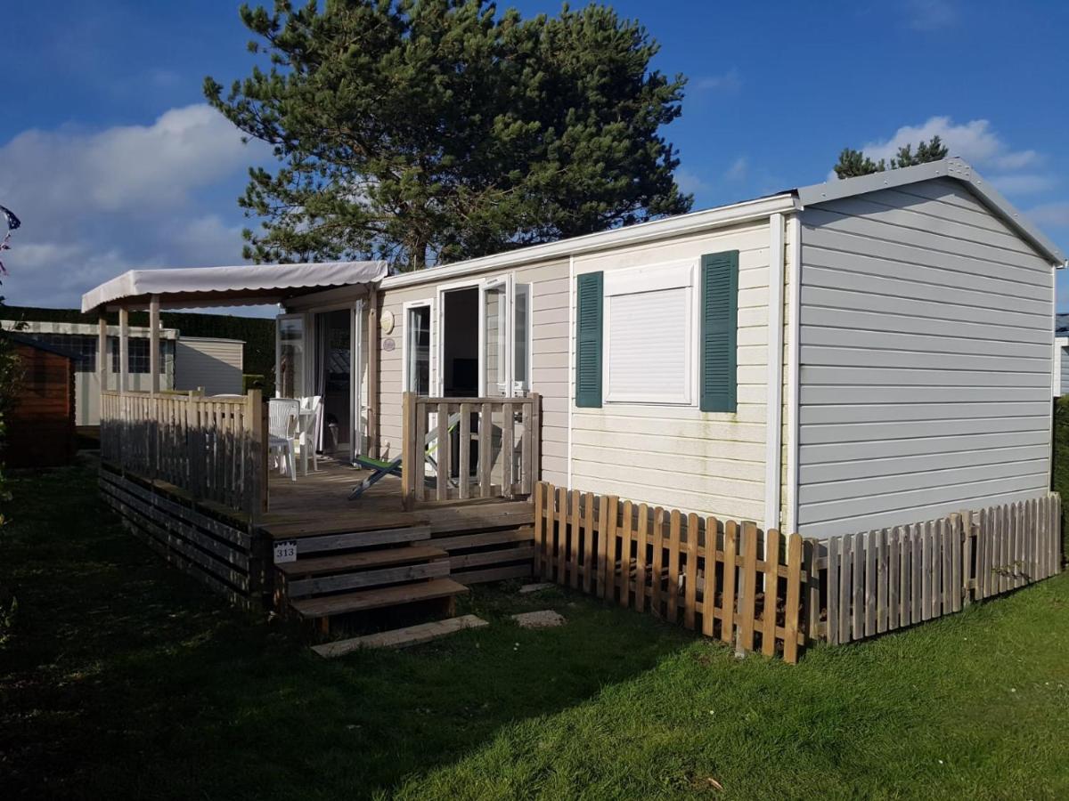 Mobile-Home 100M Plage Utah Mme Surget Sainte-Marie-du-Mont  Kültér fotó